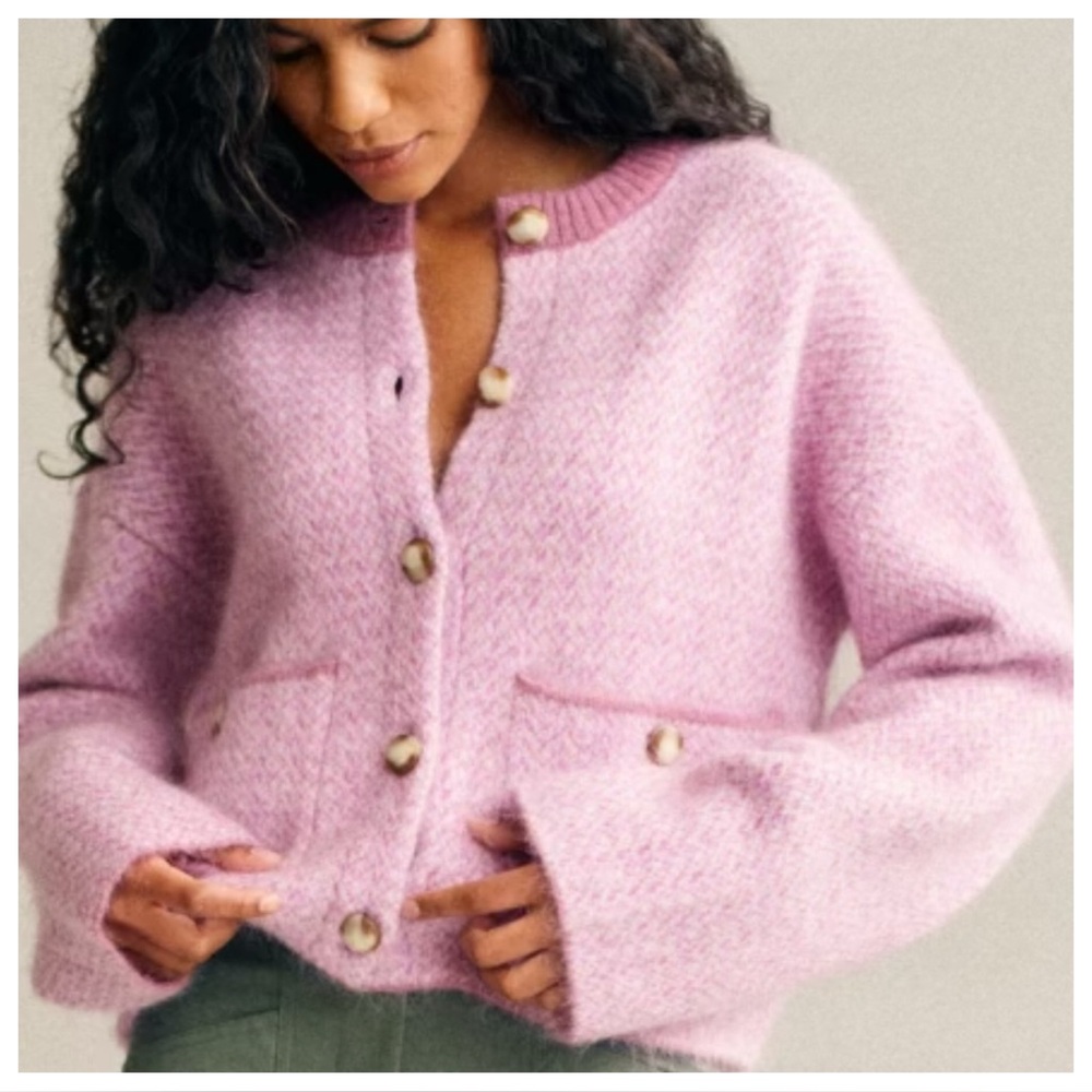 Sezane Teo Jacket Lilac Orchid - Size L